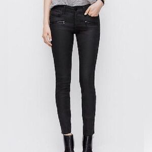 Ann Taylor Super Skinny Modern Fit Moto Jeans